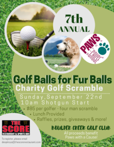 Golf Balls for Fur Balls! @ Boulder Creek Golf Club | Plainfield charter Township | Michigan | United States